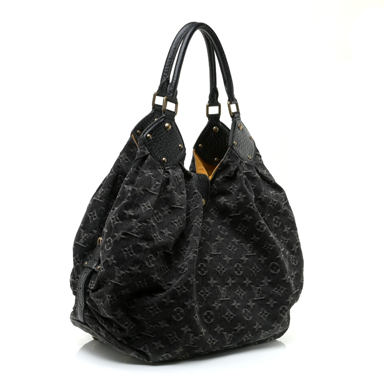 Louis Vuitton Denim Mahina XL Black 3 of 14