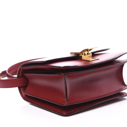 Celine Smooth Calfskin Small Classic Box Flap Bag Red 5 of 9