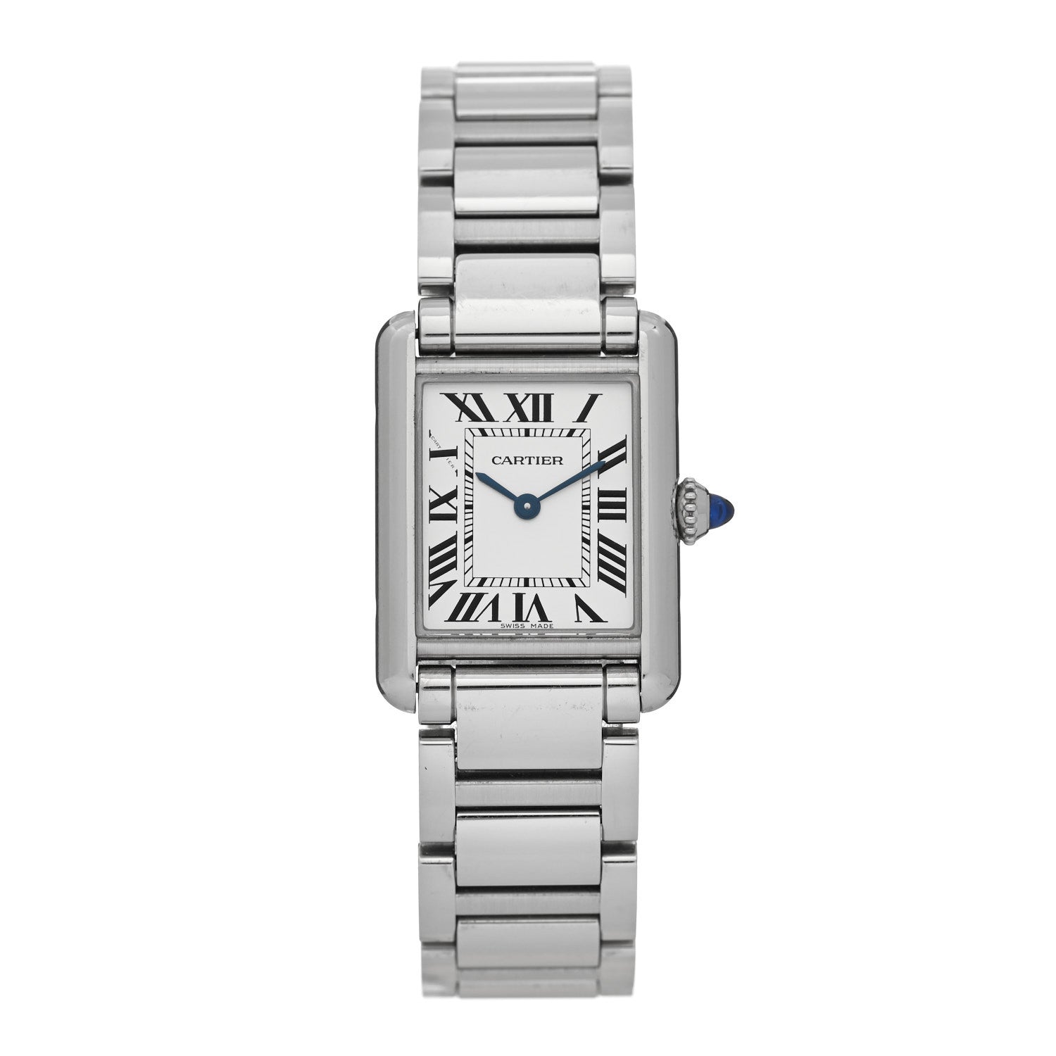 Cartier Stainless Steel 22mm Tank Must Quartz Watch 1 of 5