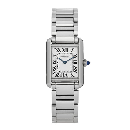 Cartier Stainless Steel 22mm Tank Must Quartz Watch 1 of 5