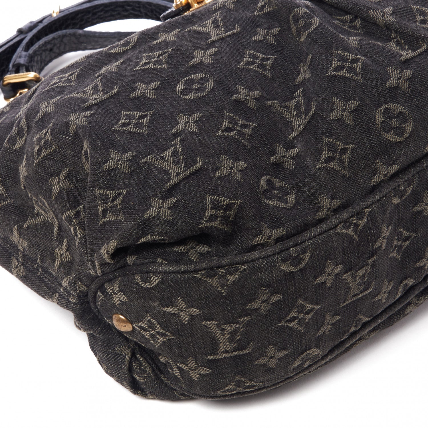 Louis Vuitton Monogram Slightly Denim Black 5 of 10