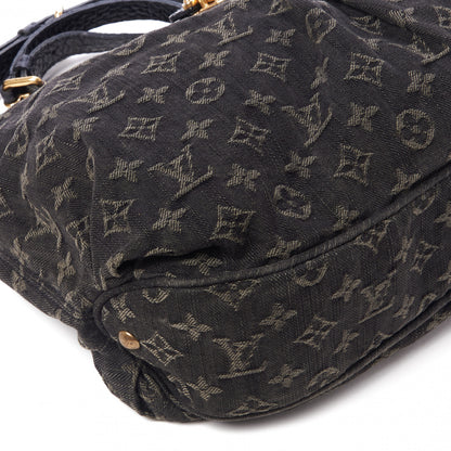 Louis Vuitton Monogram Slightly Denim Black 5 of 10