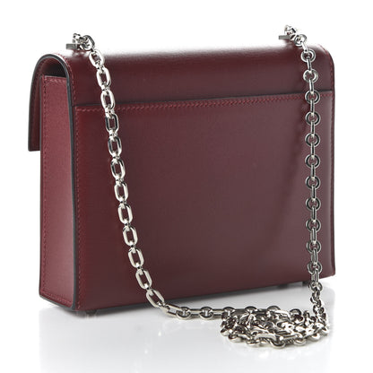 Hermes Tadelakt Mini Verrou Chaine Bag Rouge H 3 of 10