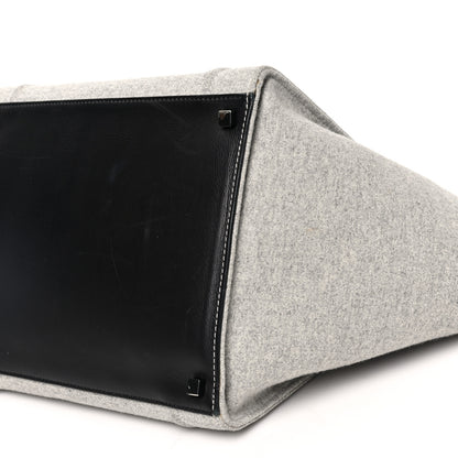 Celine Felt Medium Phantom Luggage Pearl Grey 10 of 10
