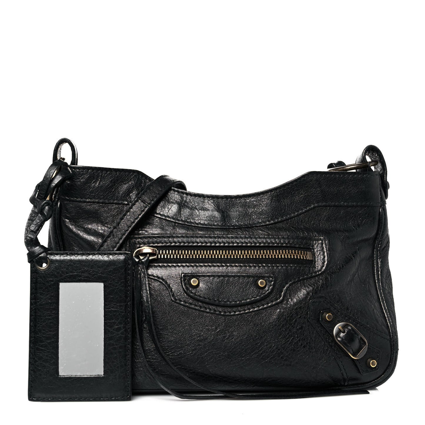 Agneau Classic Hardware Hip Black