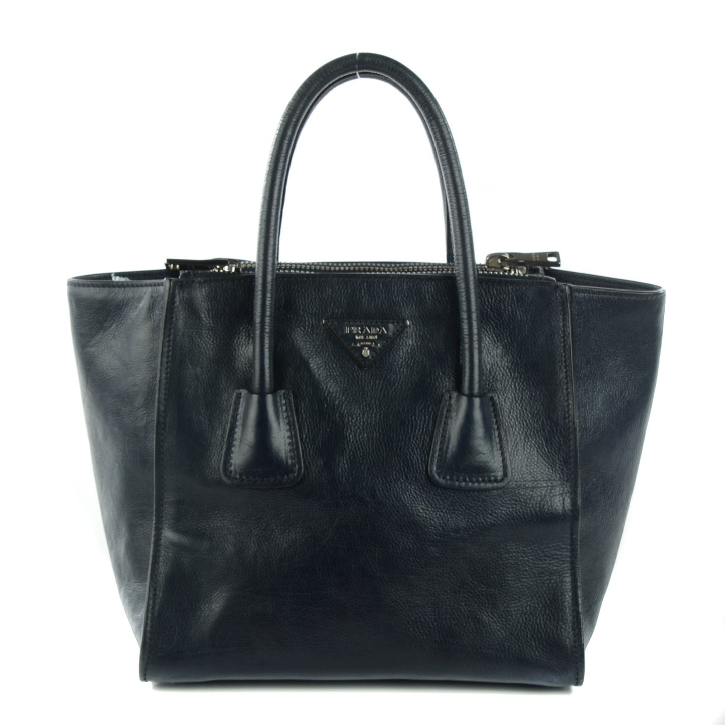 Glace Calf Twin Pocket Tote Baltico