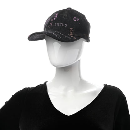Chanel Denim Mood Cap Hat Black 2 of 8