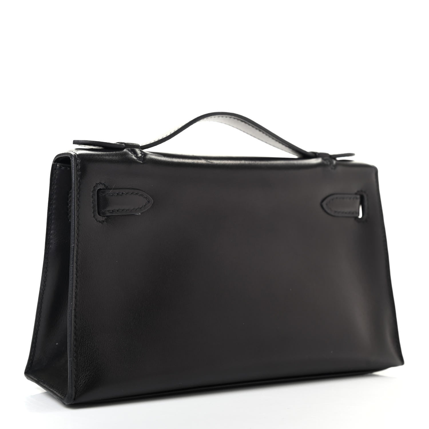 Hermes Swift Kelly Pochette Clutch Black 3 of 8
