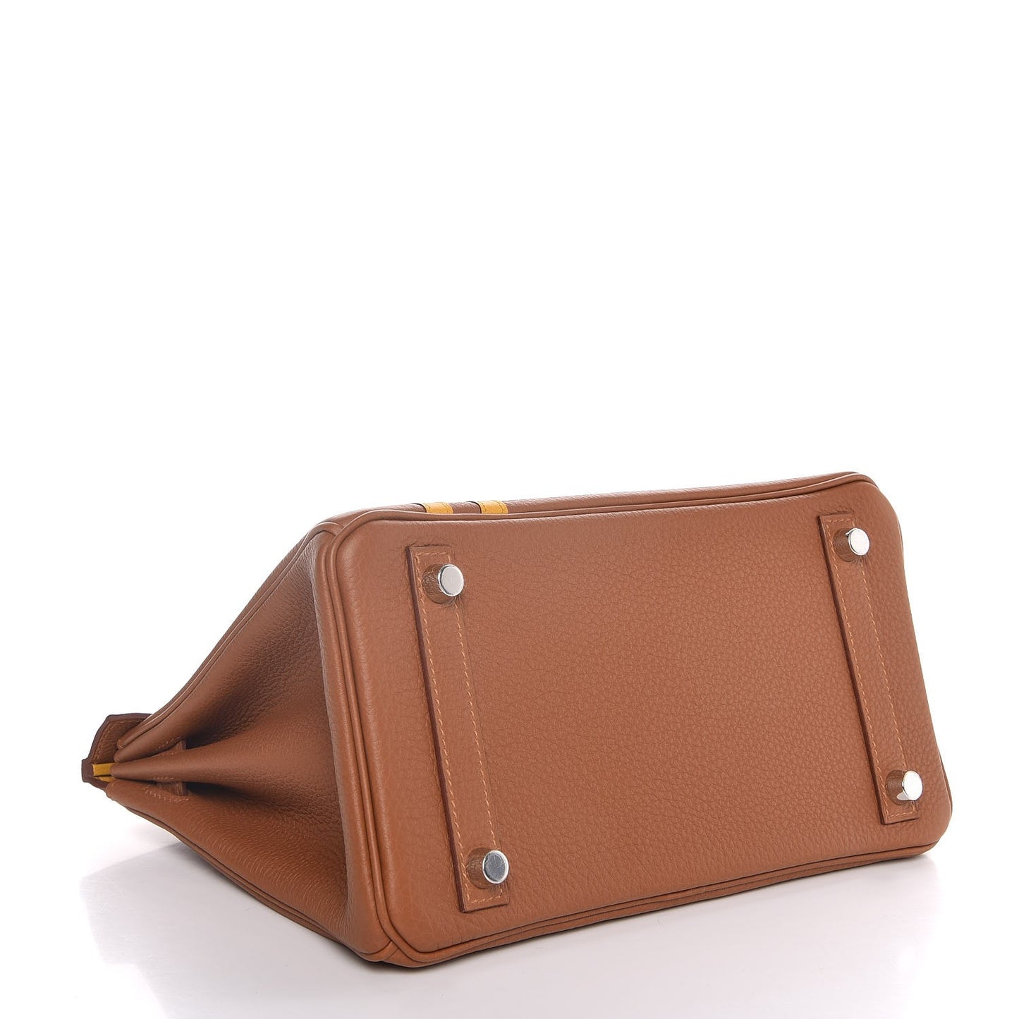Togo Swift Officier Birkin 25 Gold Ambre