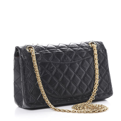 Chanel Aged Calfskin Lucky Charms 2.55 Reissue 225 Flap Black 2 of 16