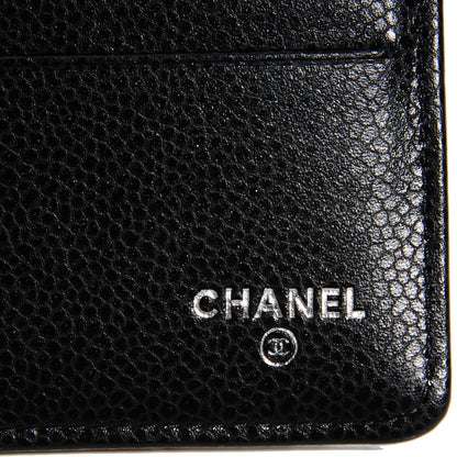 Chanel Caviar Quilted Long Flap Wallet Black 6 of 8
