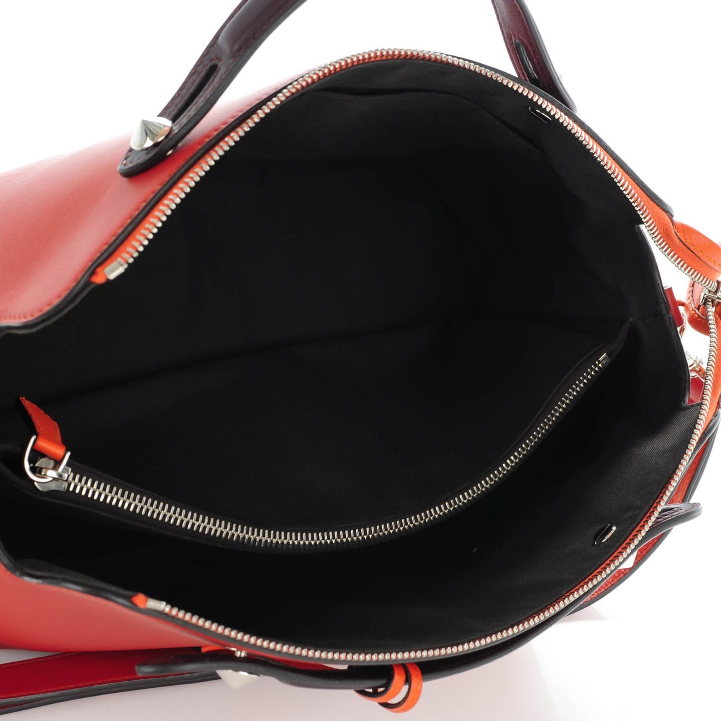 Vitello Dolce 4 Color Large By The Way Boston Bag Terra di Siena Multicolor