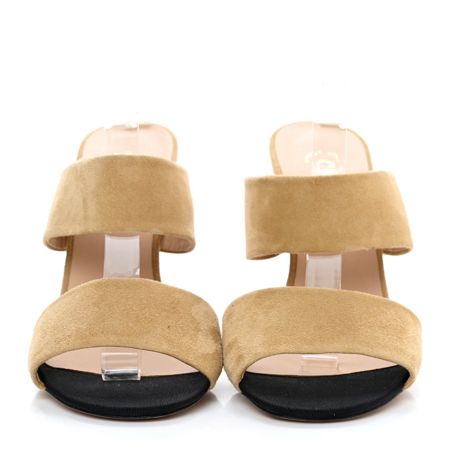 Kid Suede Pearl Mules 39 Beige