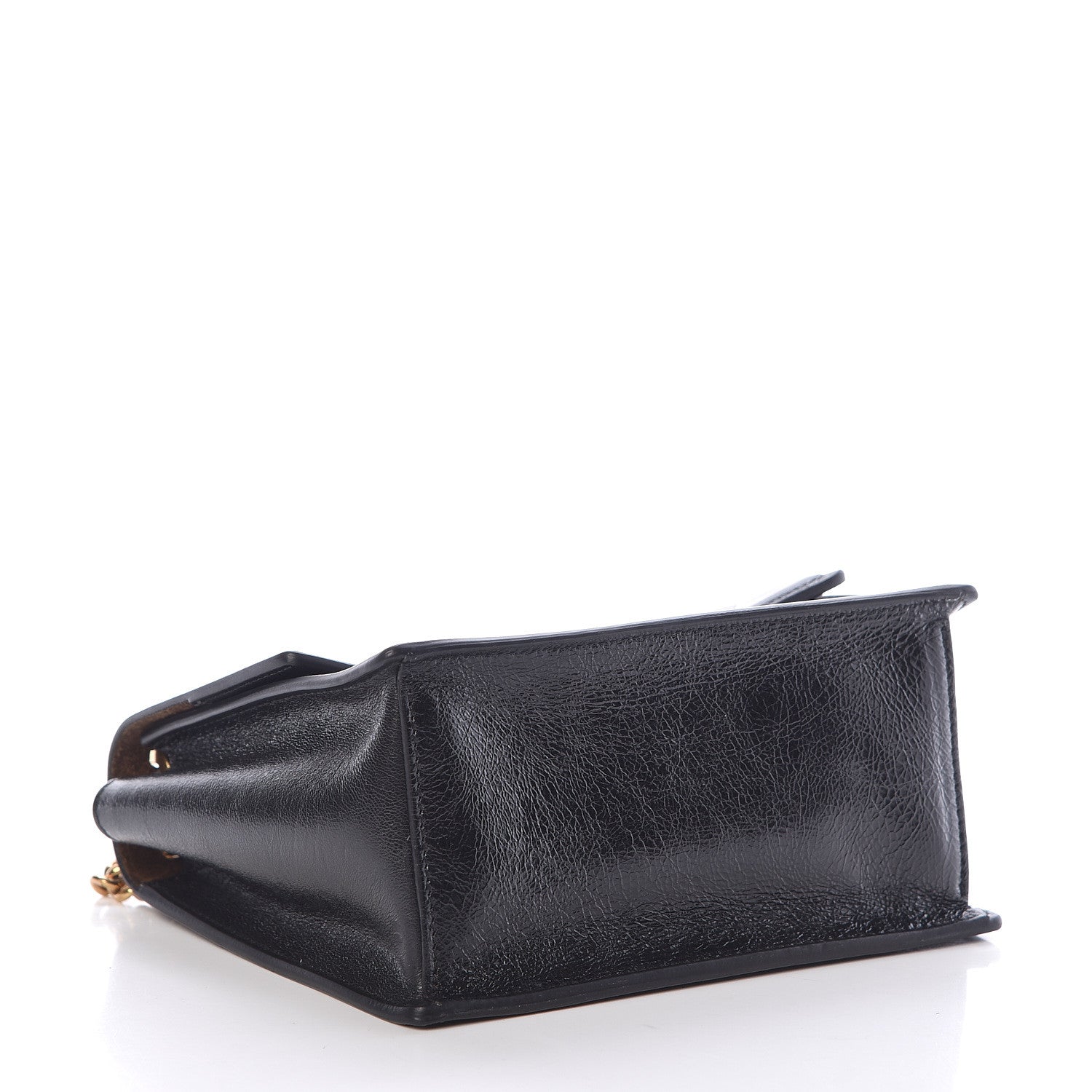Fendi Agnello Old Shine Small Kan U Shoulder Bag Black 4 of 10