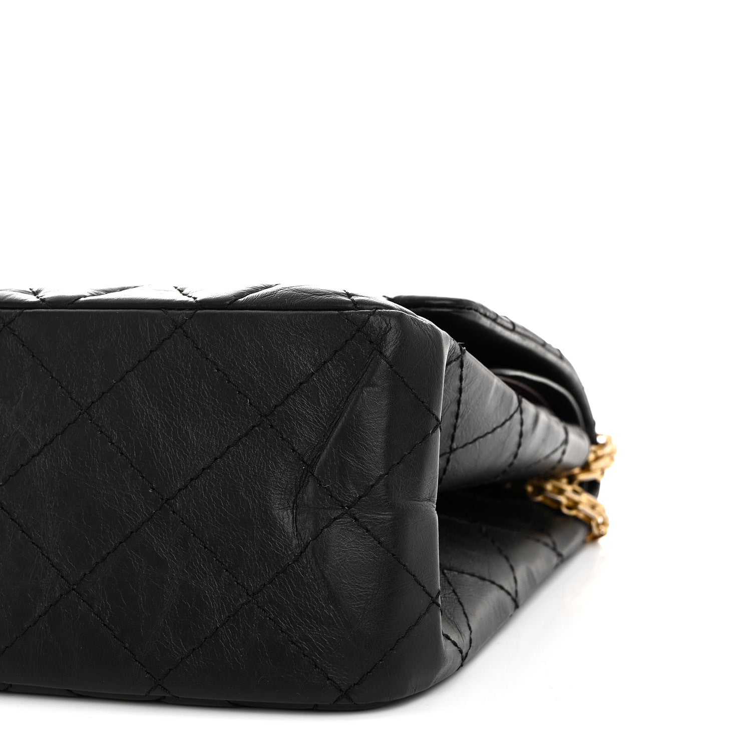Chanel Aged Calfskin Quilted 2.55 Reissue 227 Flap Black 11 of 12