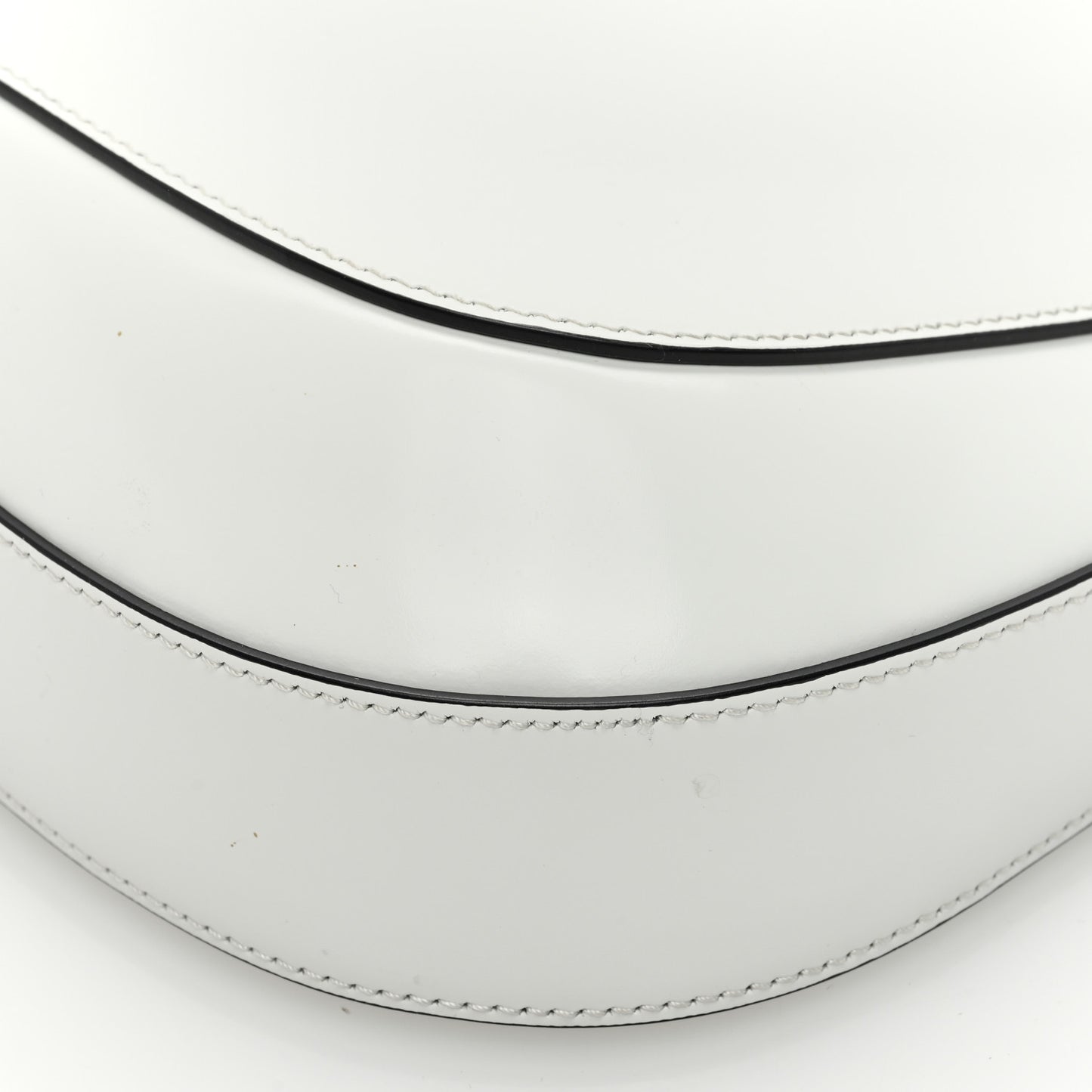 Spazzolato Cleo Adjustable Strap Shoulder Bag White