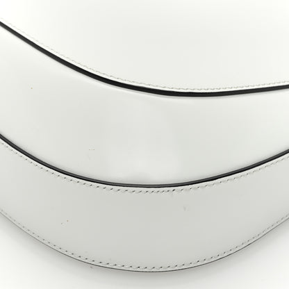 Prada Spazzolato Cleo Adjustable Strap Shoulder Bag White 8 of 8