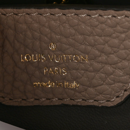 Louis Vuitton Taurillon Capucines BB Galet 6 of 9