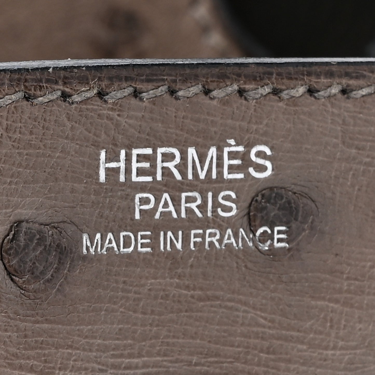 Ostrich Birkin 30 Mousse