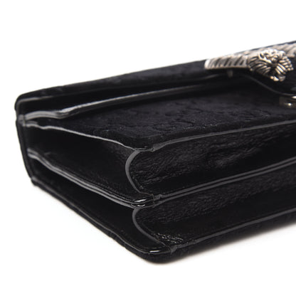 Gucci Velvet GG Monogram Small Dionysus Shoulder Bag Black 6 of 11