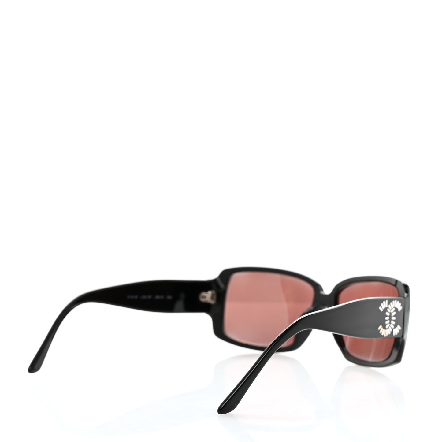 Crystal Baguette Prescription CC Sunglasses 5114-B Black