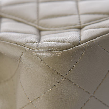 Chanel Lambskin Quilted Mini Rectangular Flap Khaki 13 of 16