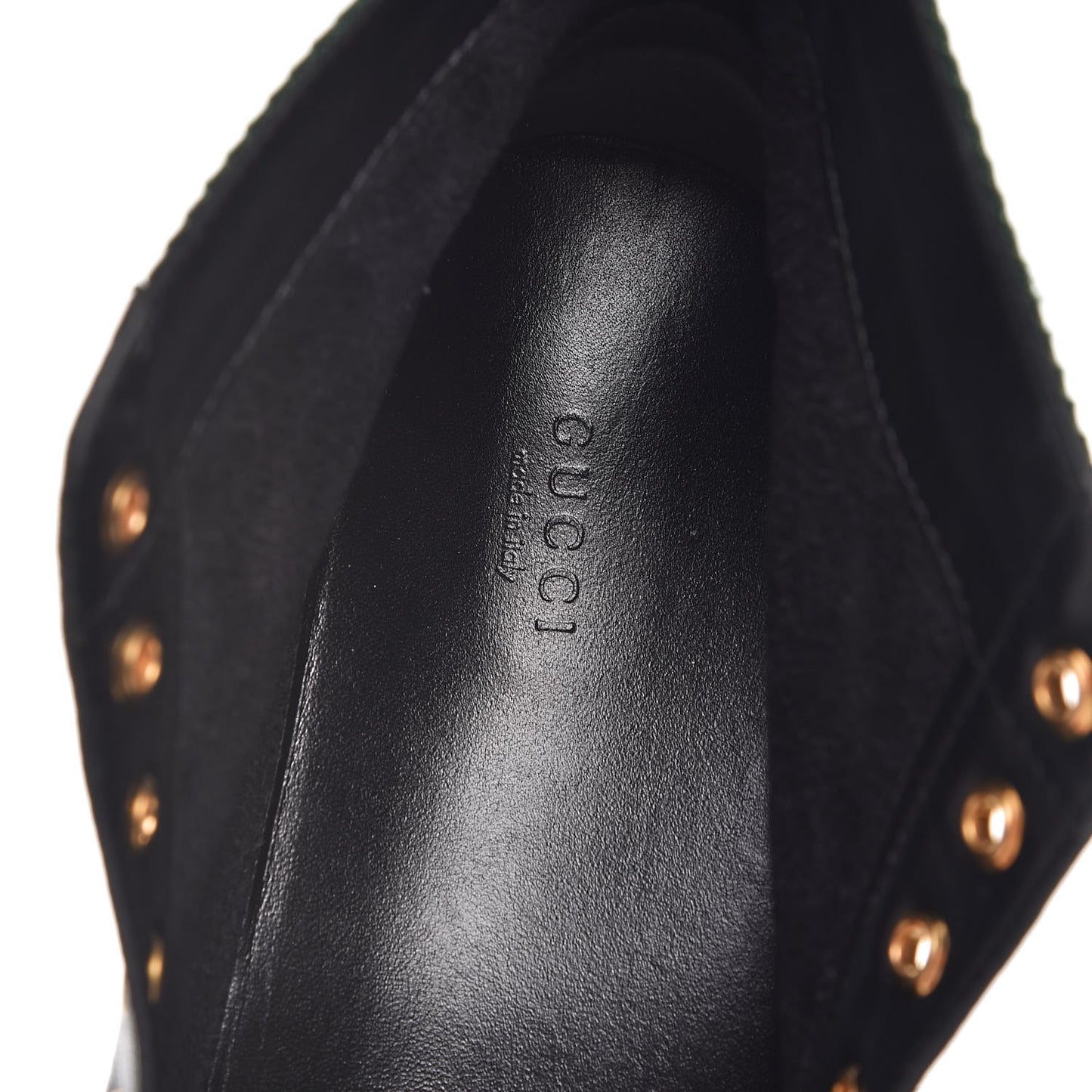 GG Monogram Barcelona Web High Top Sneakers 39 Black