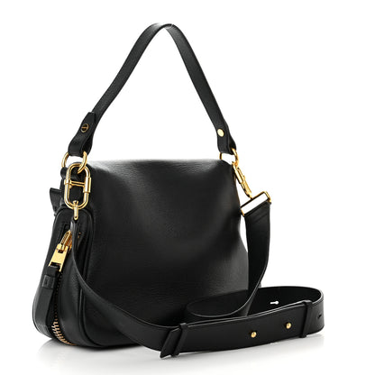 Tom Ford Pebbled Calfskin Medium Jennifer Black 3 of 10