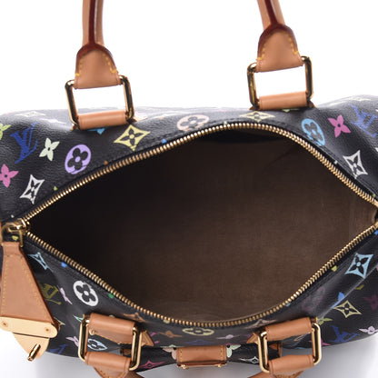 Louis Vuitton Monogram Multicolor Speedy 30 Black 5 of 9