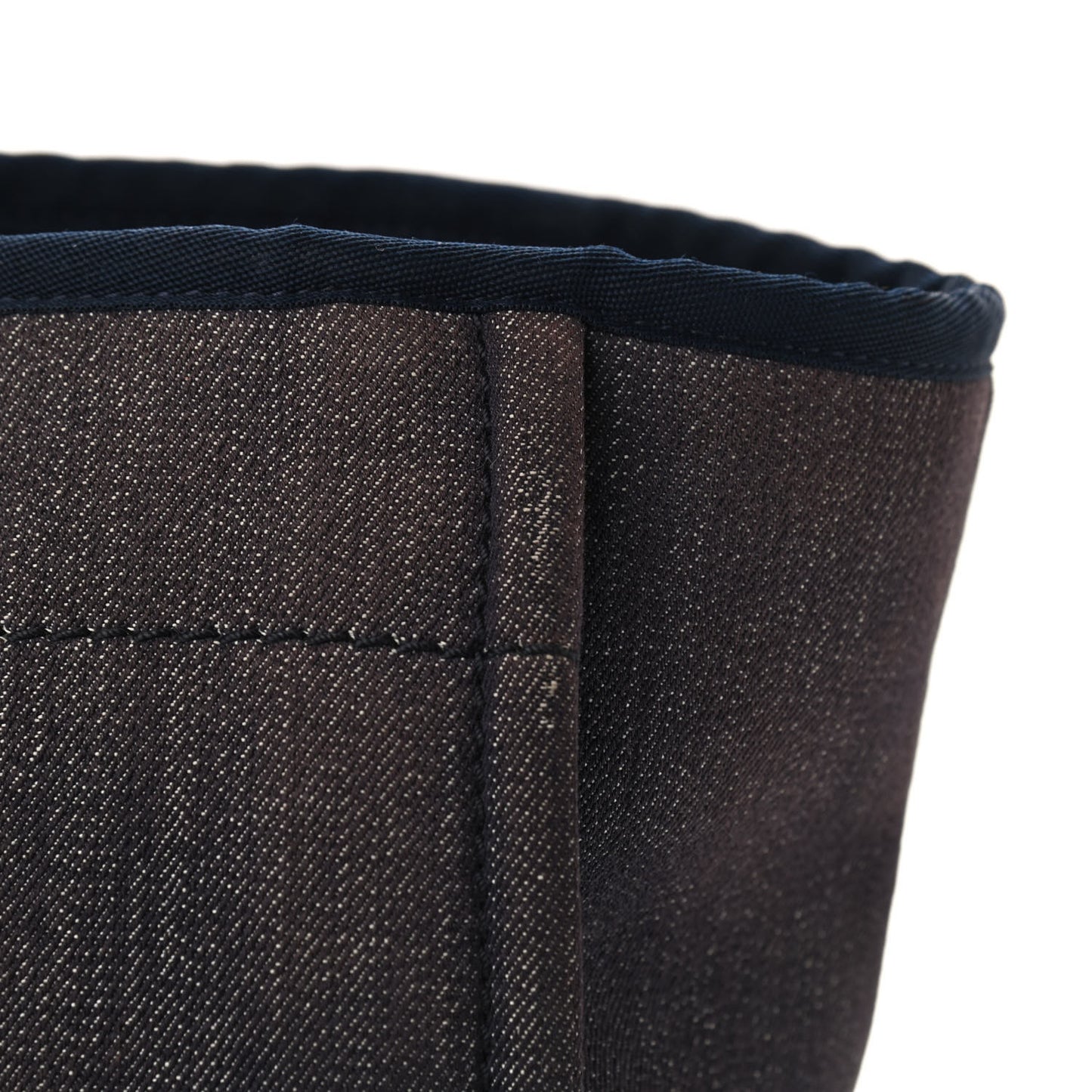 Denim Large Deauville Tote Dark Blue