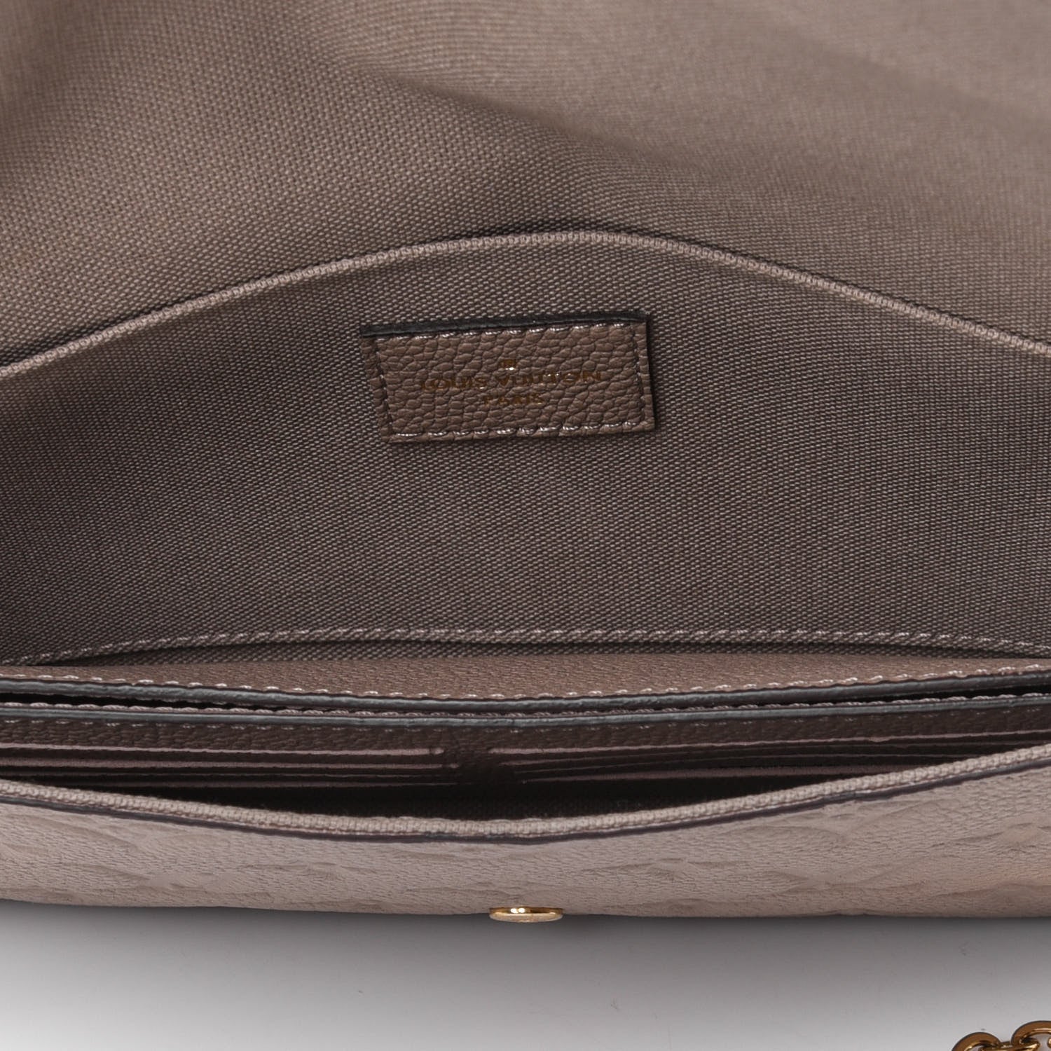 Louis Vuitton Empreinte Pochette Felicie Chain Wallet Tourterelle 5 of 5