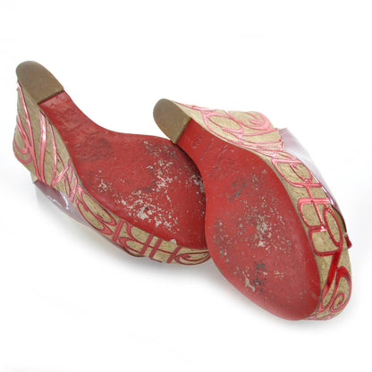 Christian Louboutin Cork Platform Marpop 140 Wedges 39.5 3 of 7