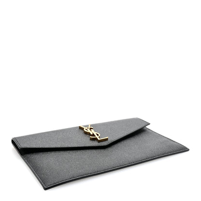 Saint Laurent Grain De Poudre Uptown Pouch Black 4 of 6