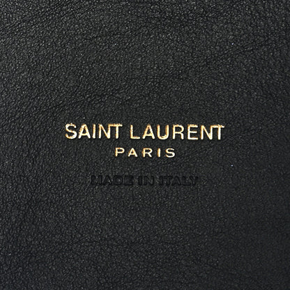 Saint Laurent Smooth Calfskin Baby Le 5 A 7 Soft Hobo Black 7 of 11
