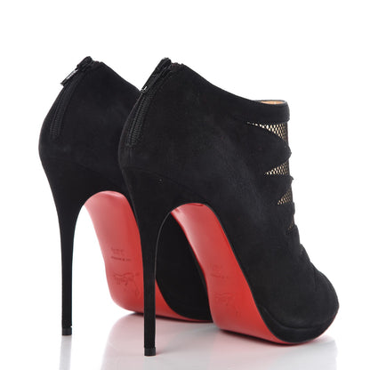 Christian Louboutin Suede Disorder 120 Booties 38.5 Black 4 of 8