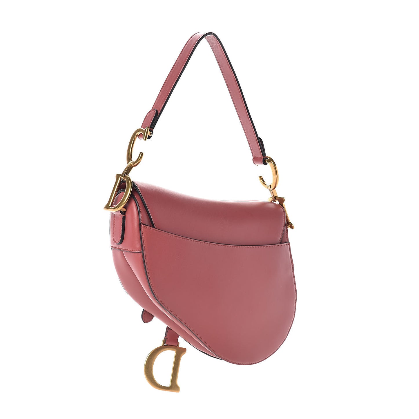 Calfskin Saddle Bag Pink