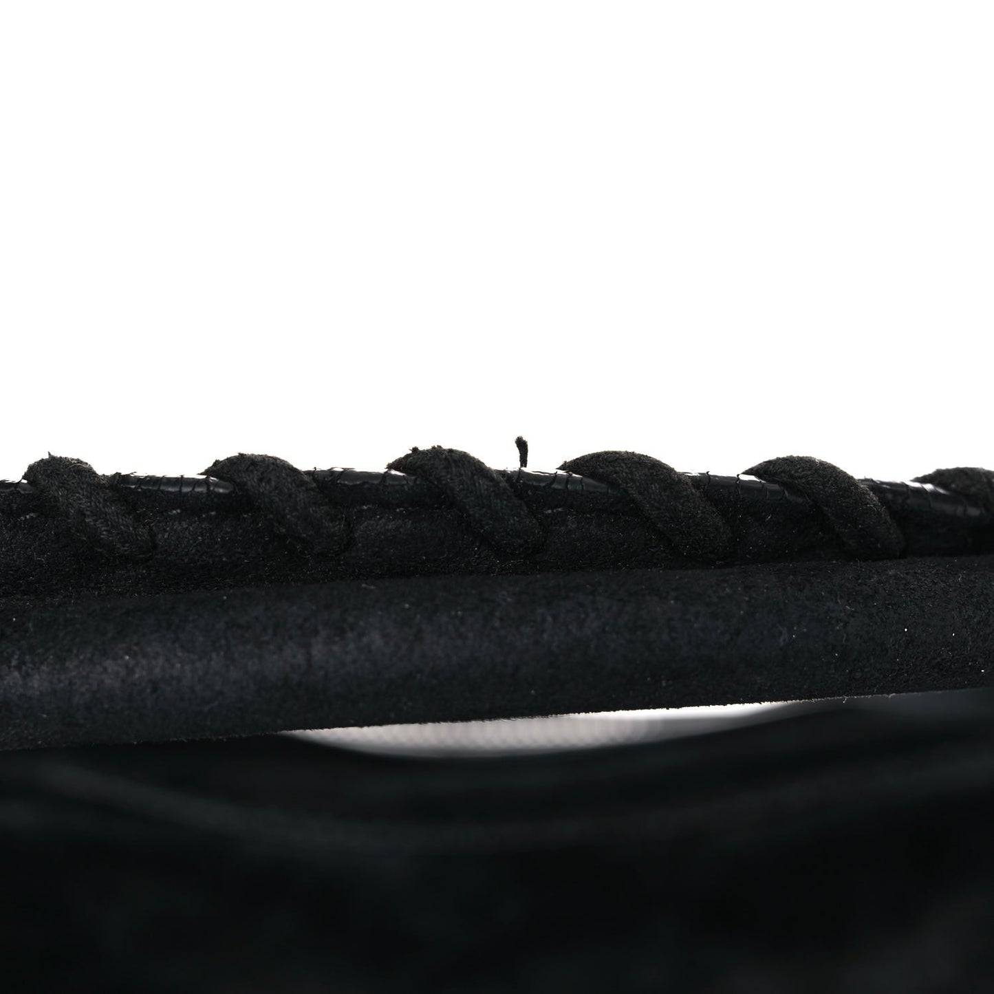 Baby Daim Suede Classic Silver Hardware City Black