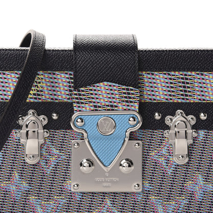 Louis Vuitton Calfskin Monogram LV Pop Petite Malle Blue 9 of 10