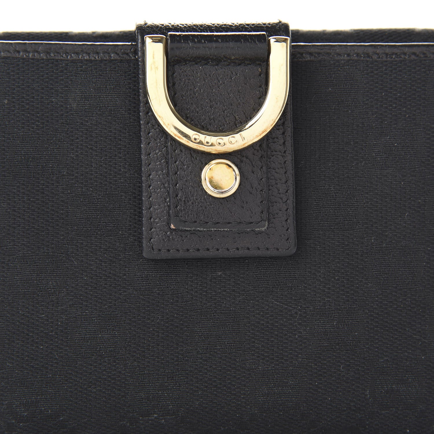 Gucci Monogram Abbey Compact Wallet Black 9 of 9