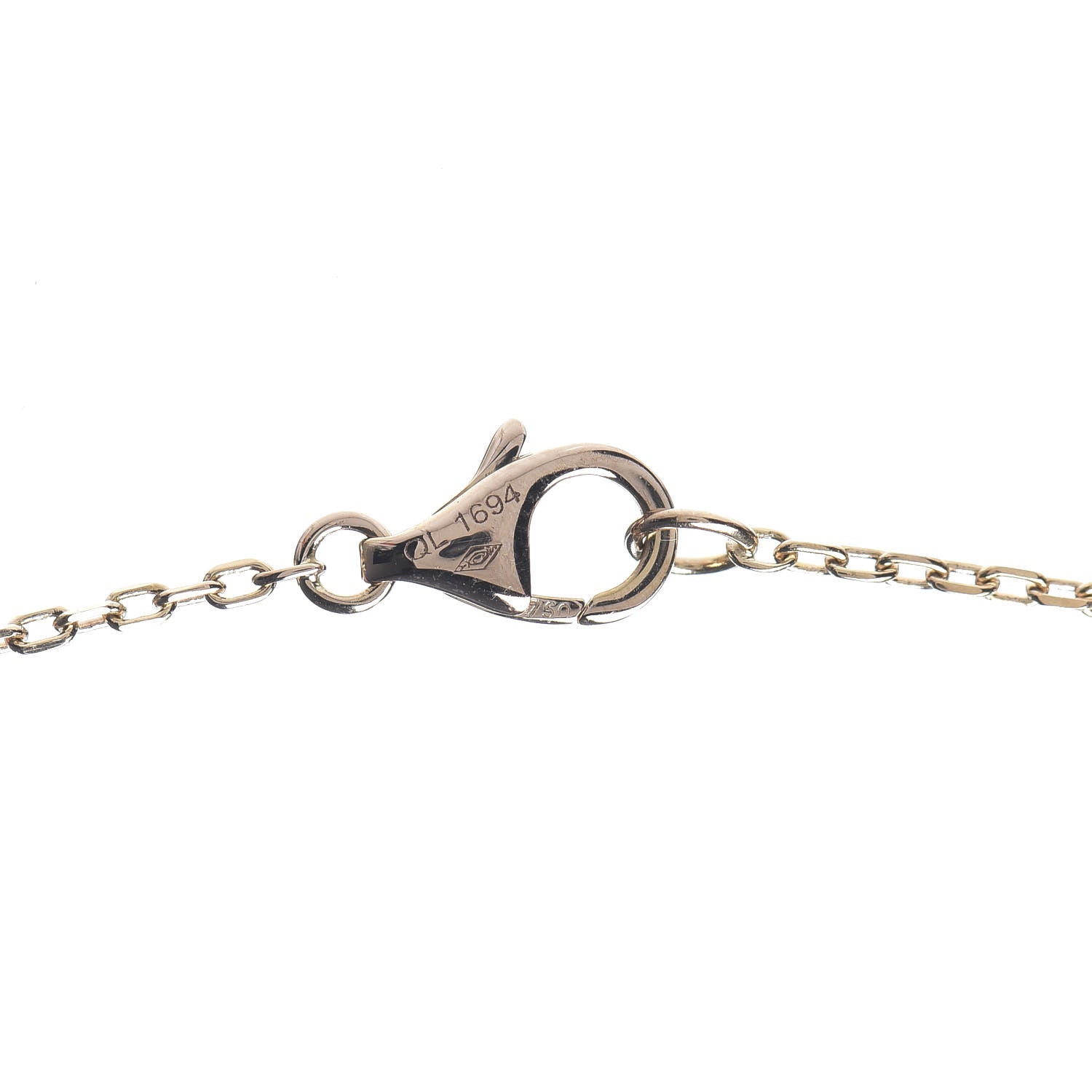 Cartier 18K Pink Yellow White Gold Trinity Heart Necklace 5 of 6