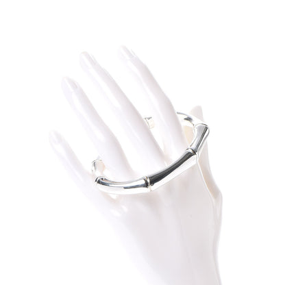 Gucci Sterling Silver Bamboo Cuff Bracelet 18 2 of 8