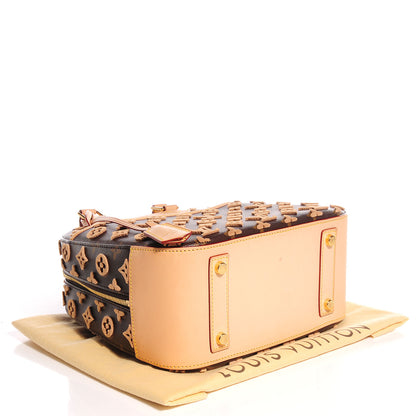 Louis Vuitton Monogram Tuffetage Deauville Cube Caramel 4 of 7