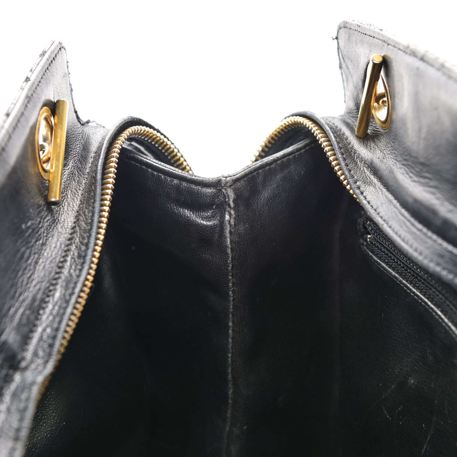 Chanel Lambskin CC Shoulder Bag Black 10 of 15