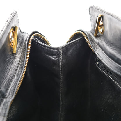 Chanel Lambskin CC Shoulder Bag Black 10 of 15