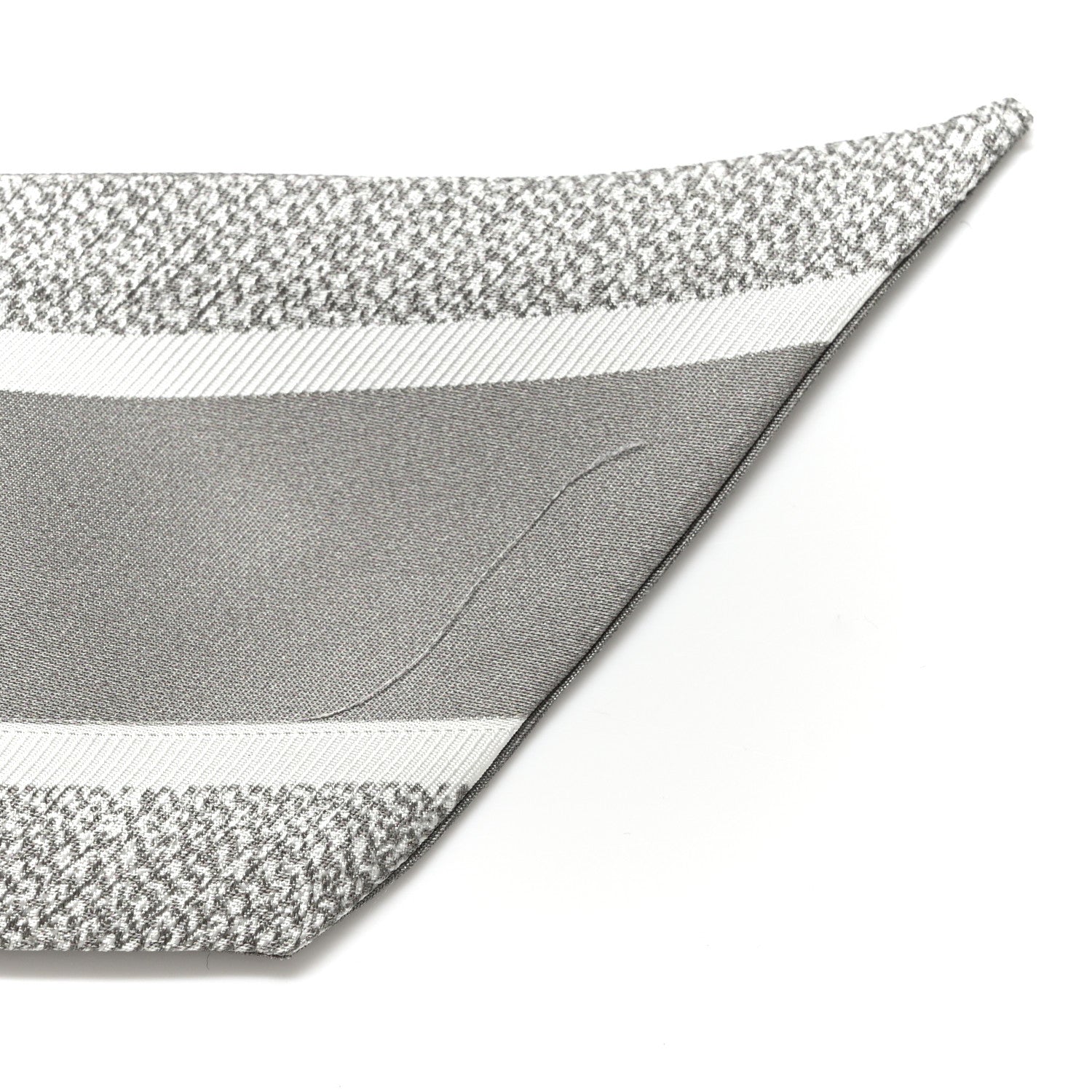 Christian Dior Silk Oblique Mitzah Scarf Grey 5 of 9