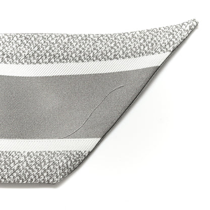 Christian Dior Silk Oblique Mitzah Scarf Grey 5 of 9