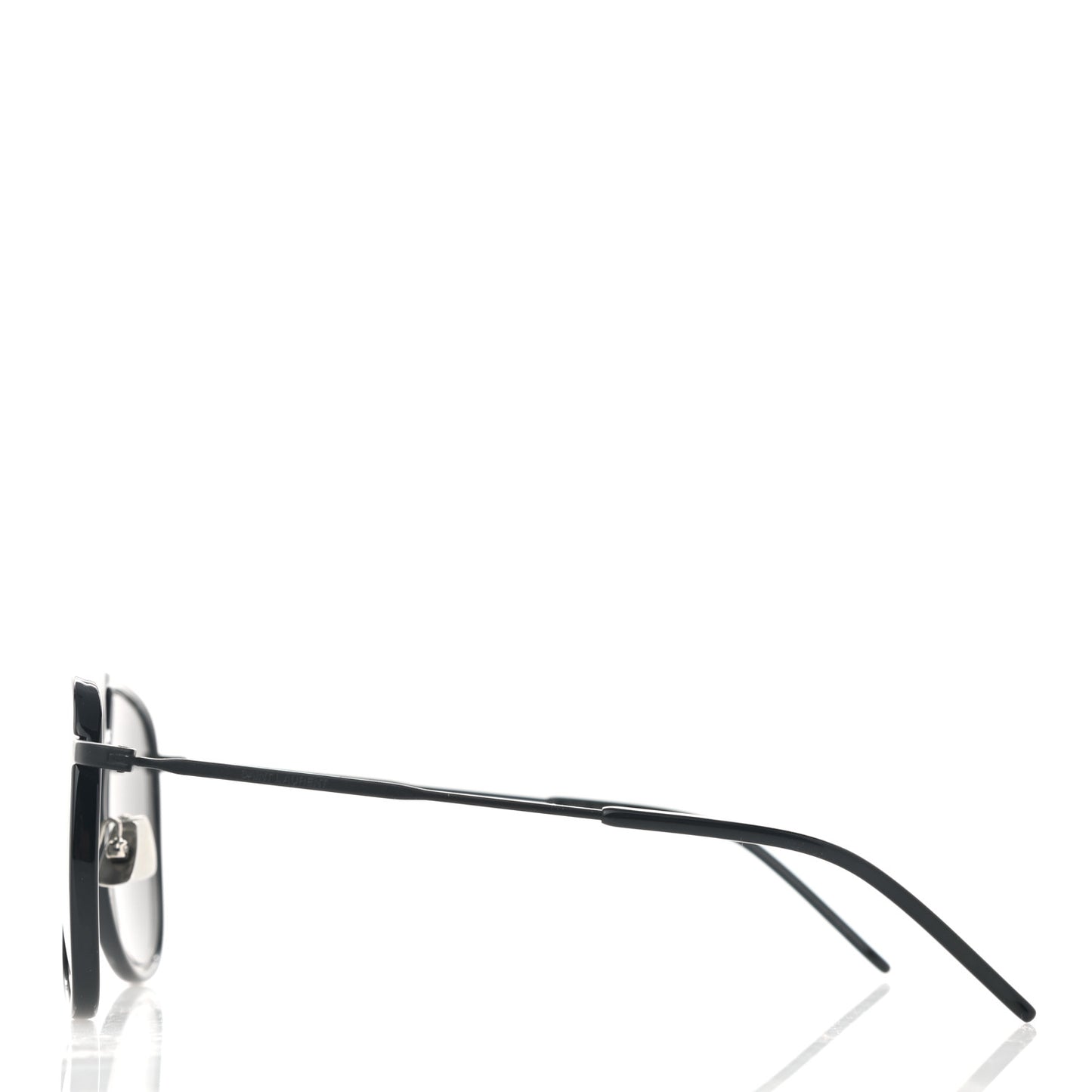 Metal Aviator Classic 11 Rim Sunglasses Black