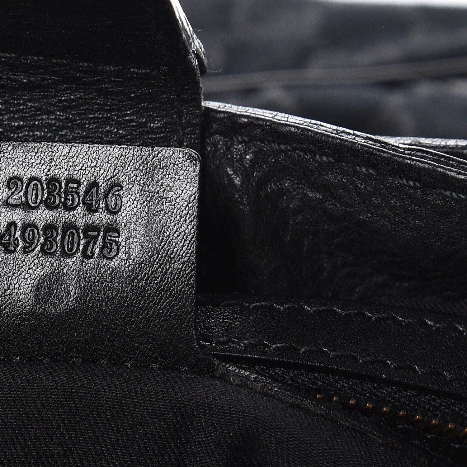 Gucci Monogram Medium Jockey Tote Black 7 of 8
