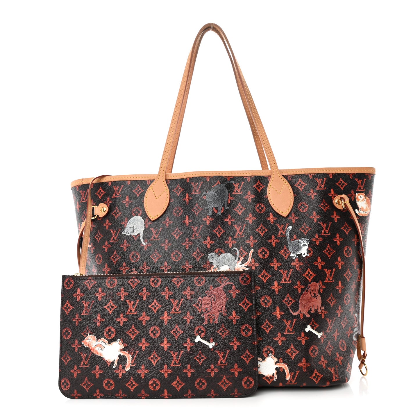 Catogram Neverfull MM Marron