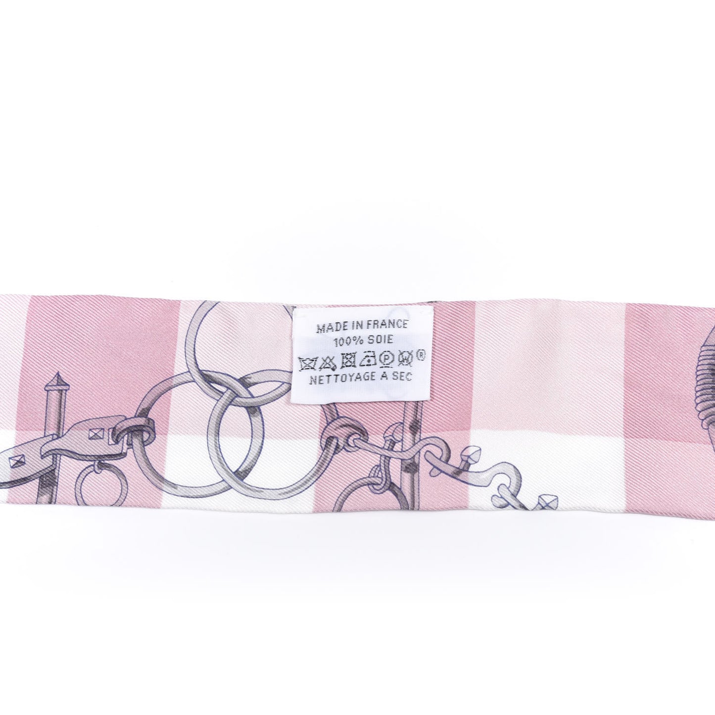 Silk Mors Et Gourmettes Vichy Twilly Parme Mauve White